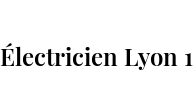 Électricien Lyon 1